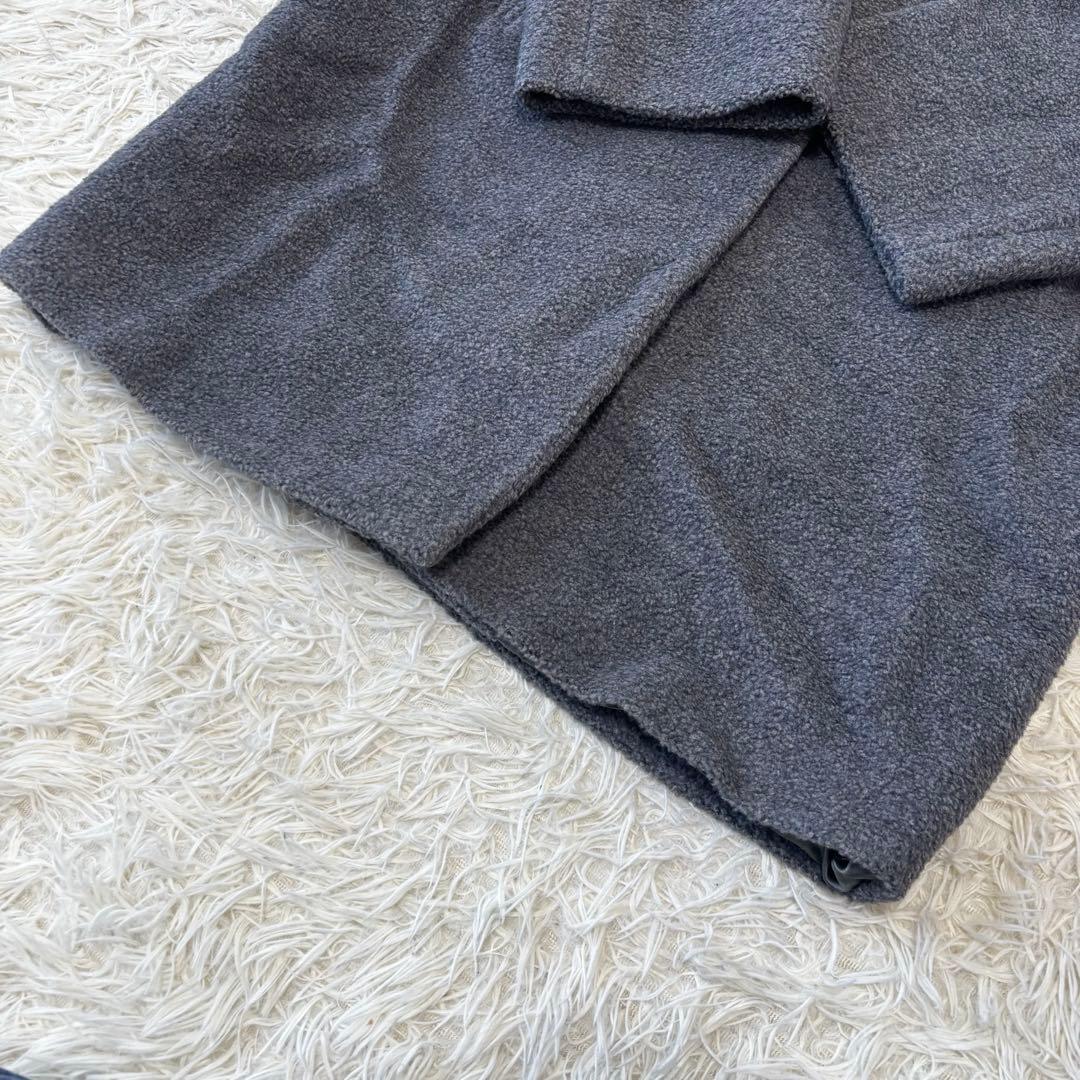 MARELLA✨チェスターコート　モヘヤウール　ボア　テディベアM ダークグレー