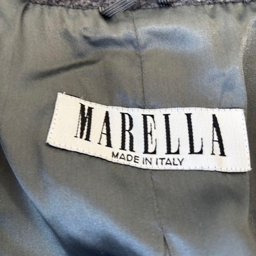 MARELLA✨チェスターコート　モヘヤウール　ボア　テディベアM ダークグレー