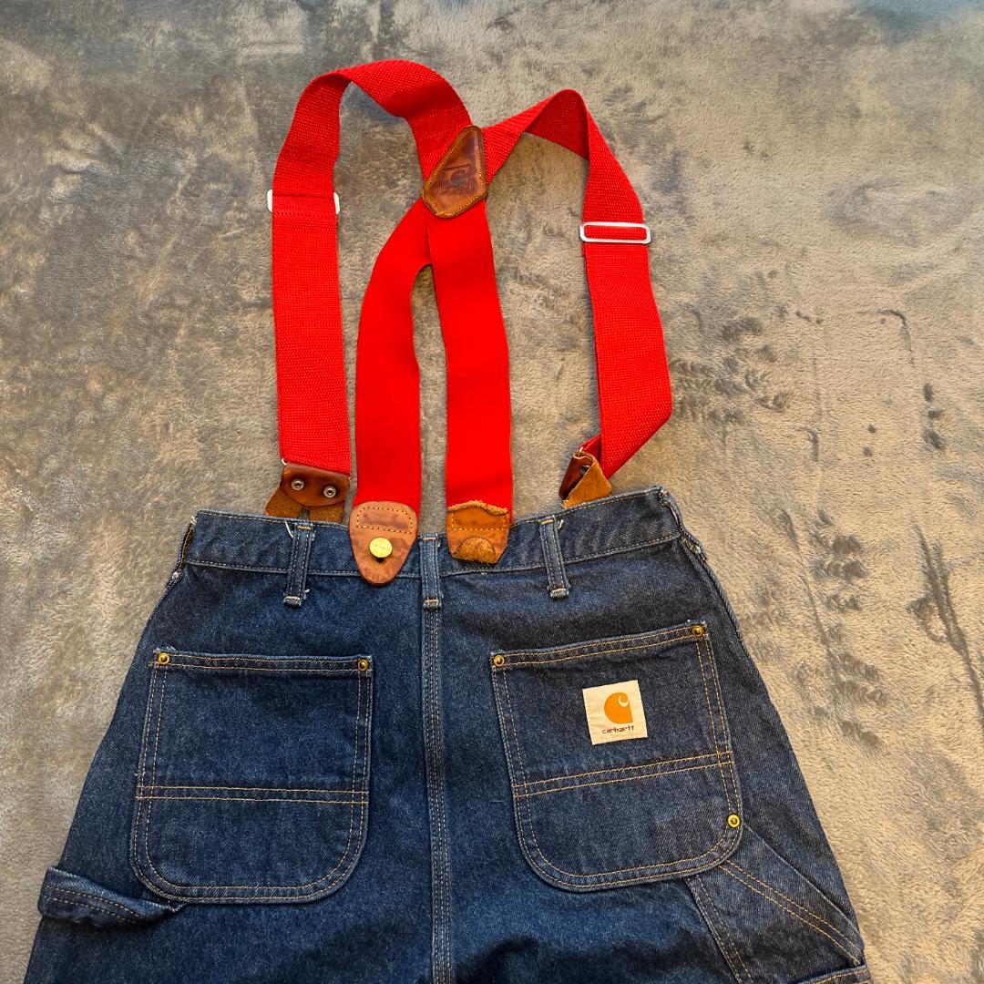 CARHARTT　デニムダブルニーサスペンダー　　31/34