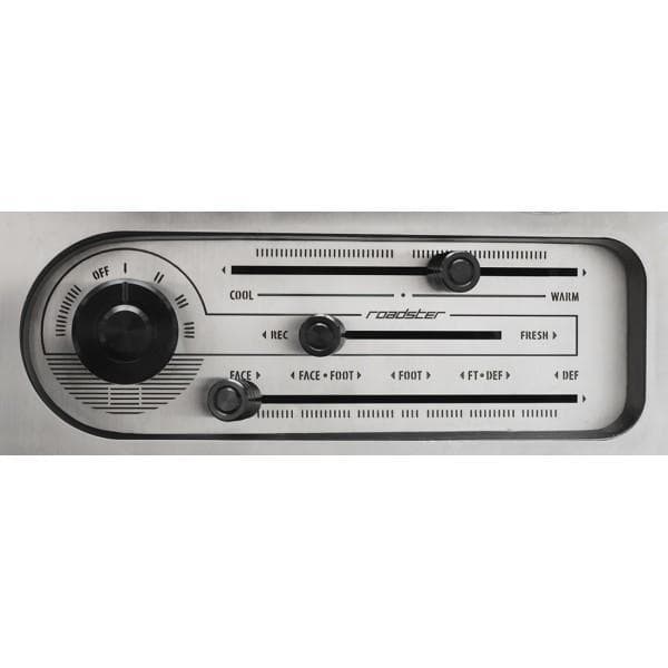 ロードスター NA アルミ削り出し エアコンノブ ダイヤル セット ブラック 黒