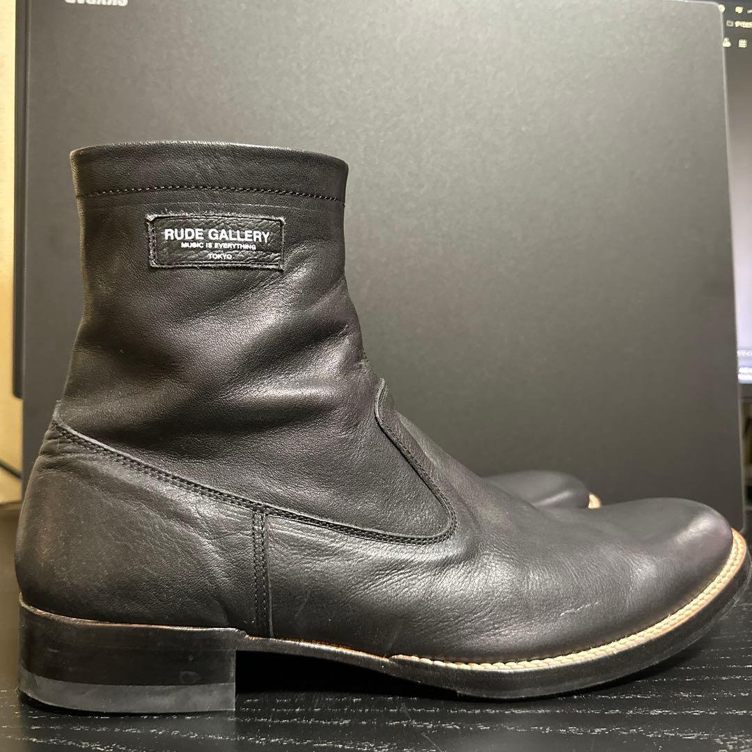 靴 RUDE GALLERY SIDE ZIP BOOTS