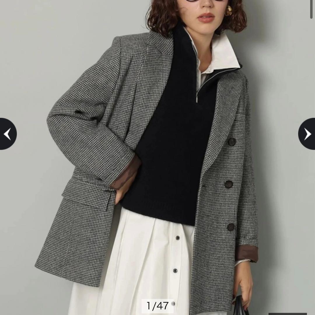 Wボタンジャコットアルページュストーリー今週までの出品です