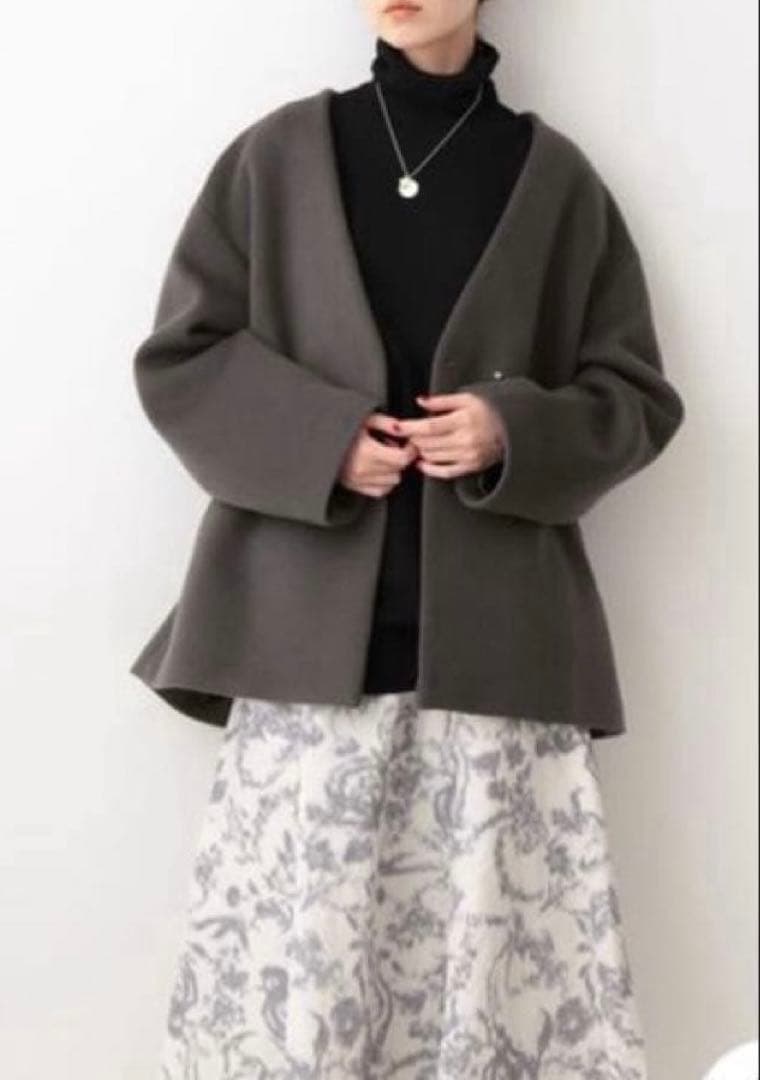 新品未使用 イエナ MANTECOショートコート 36