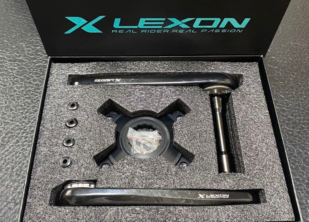 【美品】LEXON R2 カーボンクランク 167.5mm 24mm軸