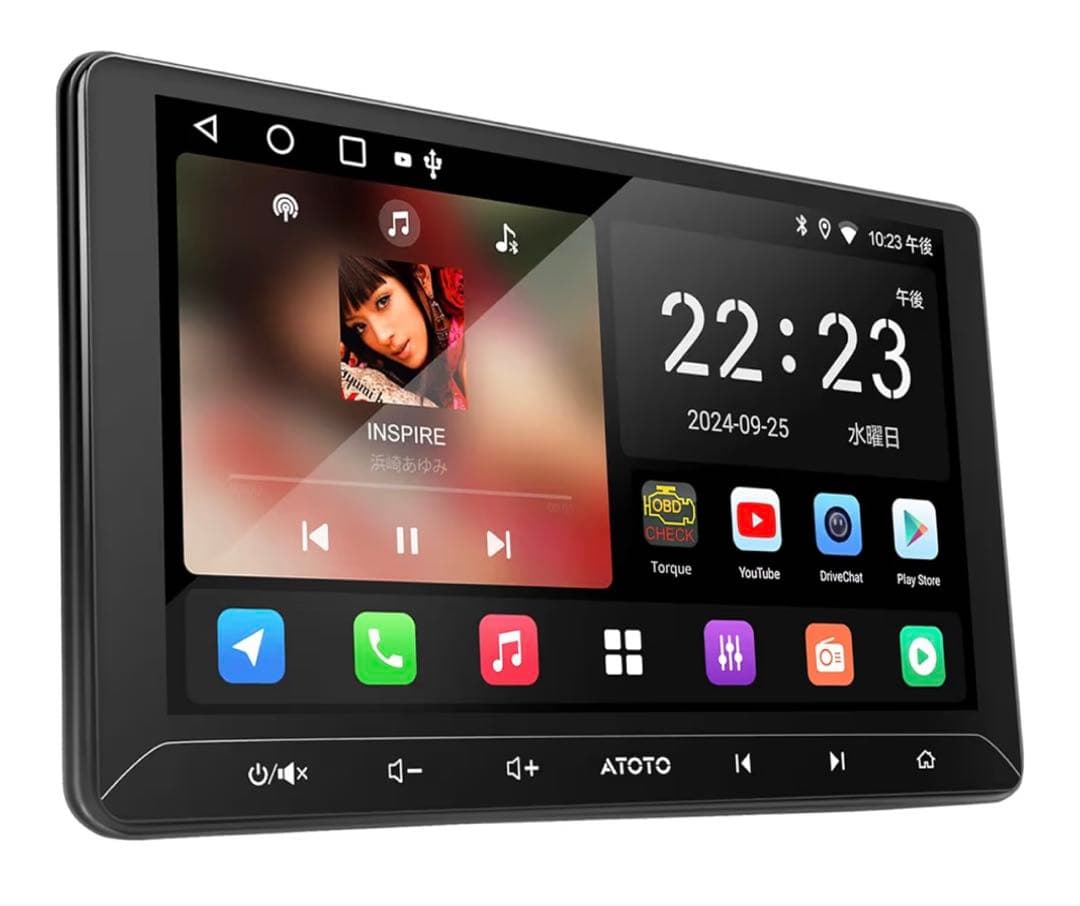 ATOTO A5L 10.1インチAndroid ディスプレイオーディオ