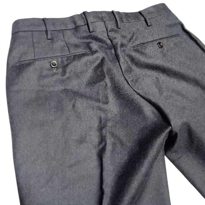 INCOTEX BEAMS スーパー100'S ウール 48 035型 ネイビー