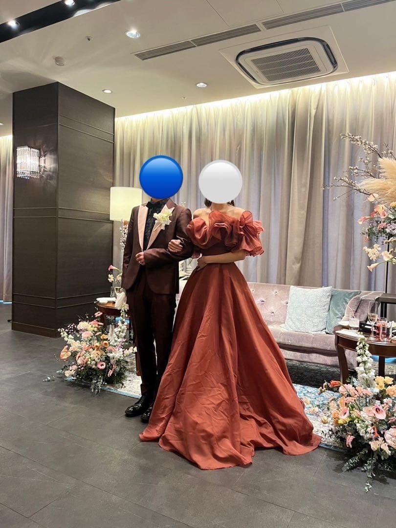 URBAN BLANCHE テラコッタカラードレス ファーストオーナー