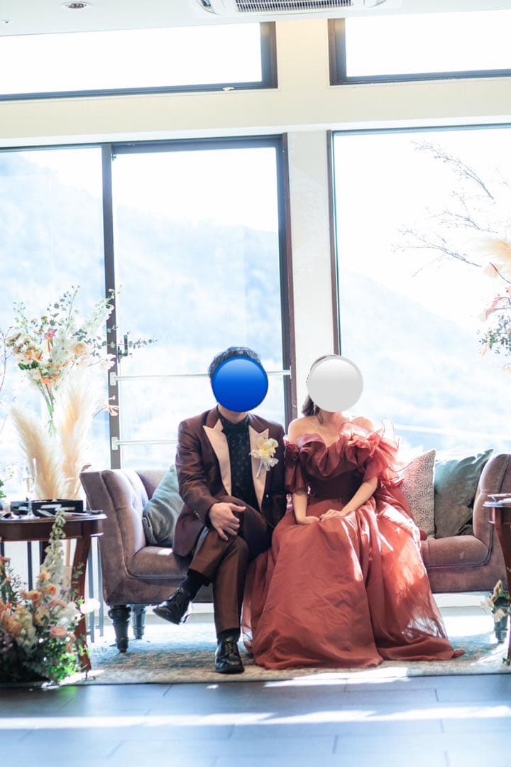 URBAN BLANCHE テラコッタカラードレス ファーストオーナー