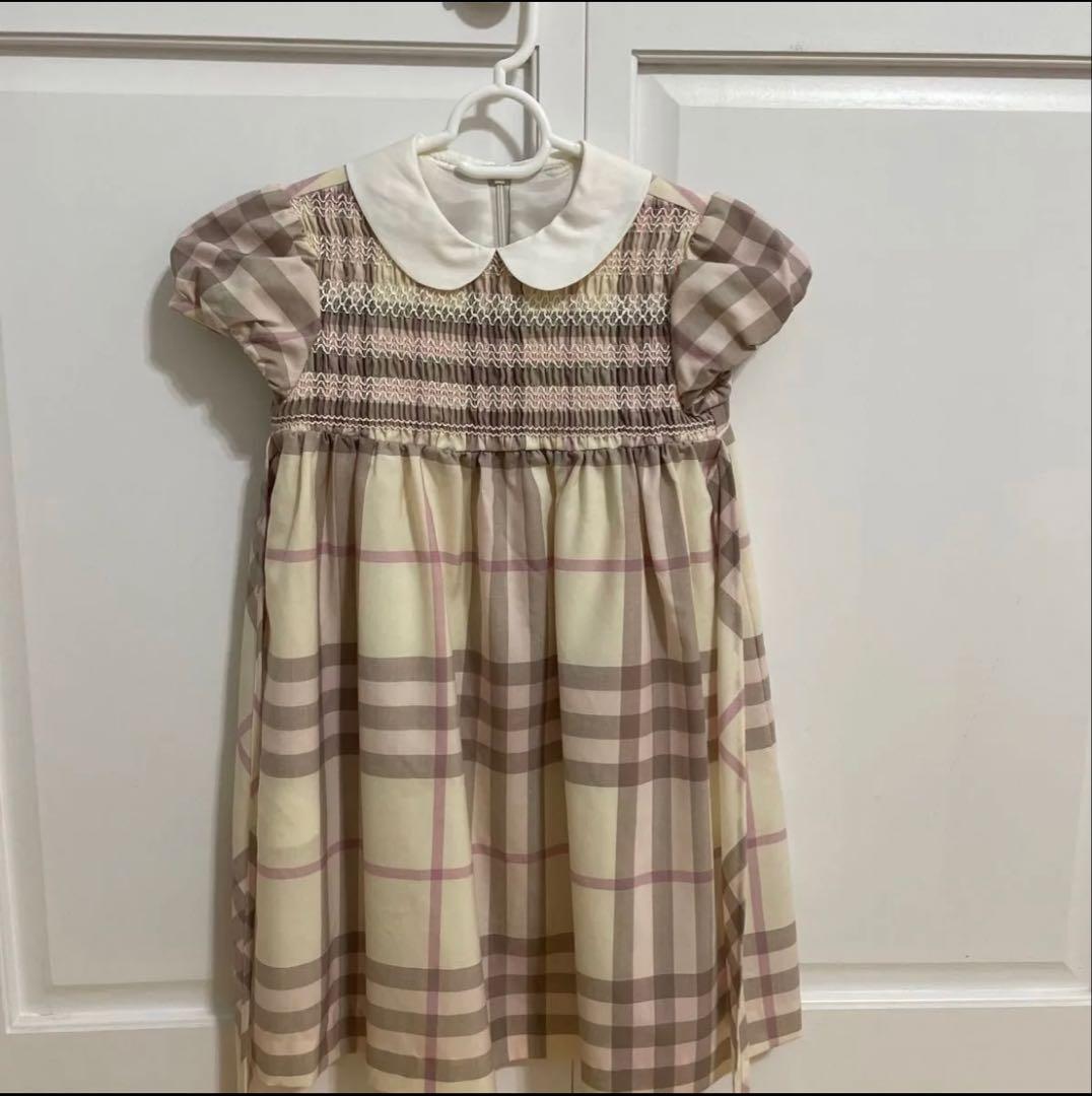 BURBERRY バーバリー スモッキング ワンピース メガチェック ボレロ