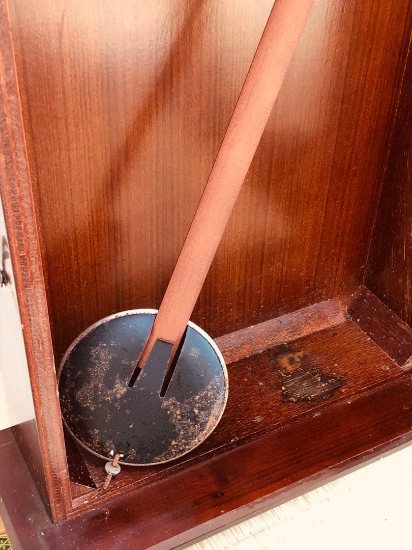 【送料無料】ビンテージCITIZEN　振り子時計　掛時計　柱時計