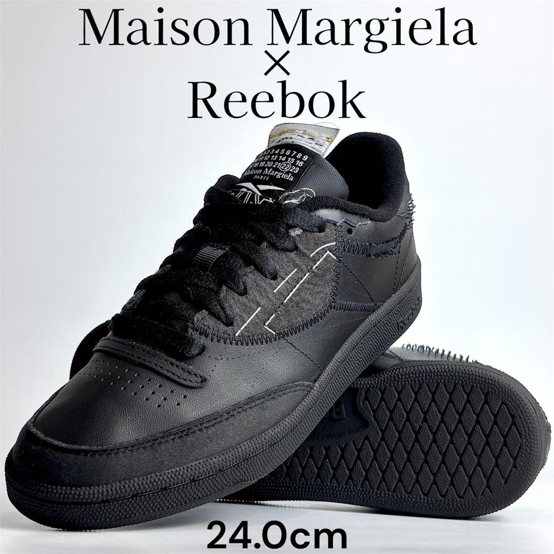 【極美品】メゾンマルジェラ Reebok コラボ クラブC メモリーオブ 24㎝