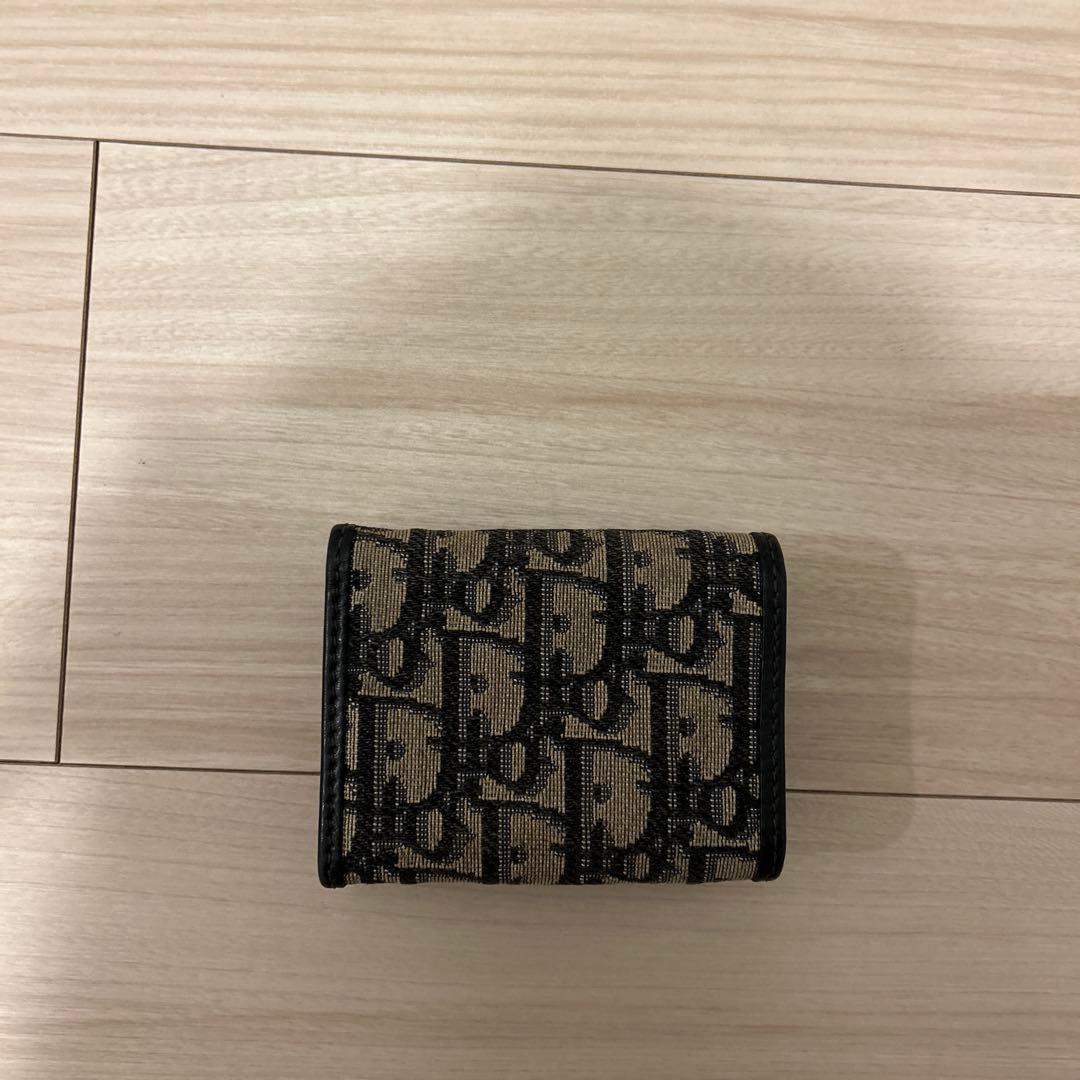 s*♡様 Christian Dior 三つ折り財布 ネイビー/ベージュ