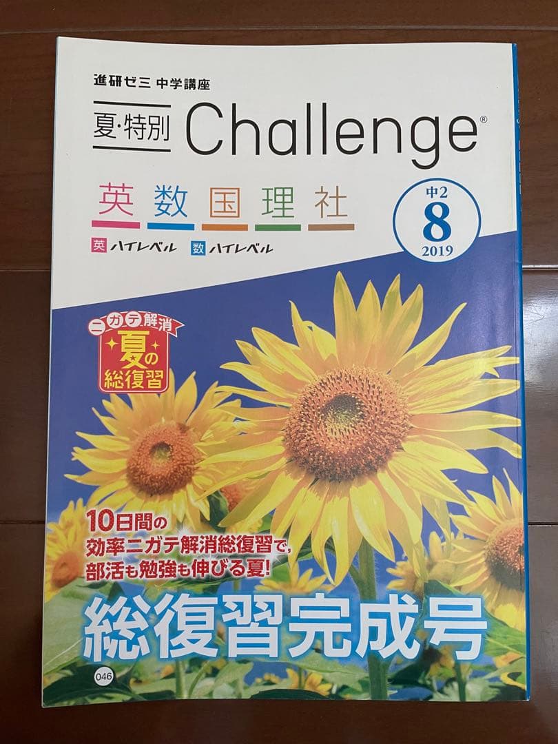 進研ゼミ中学講座中学2年生1年分(2019〜2020年度)