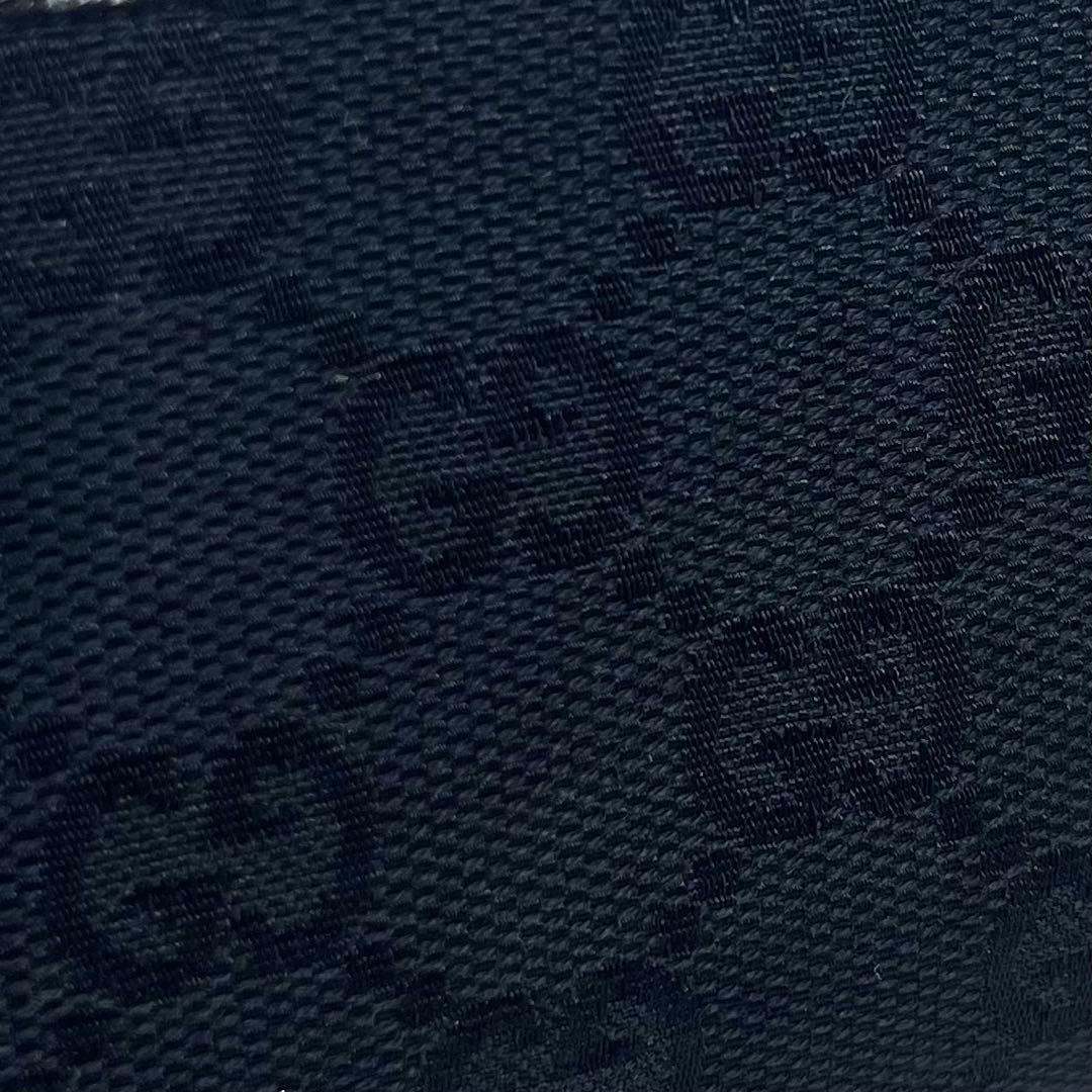 グッチ　ケース　ミニ財布　GGキャンバス　ロゴ　総柄　ラウンドファスナー