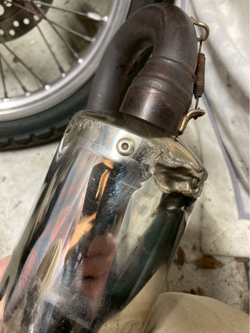 モリワキ・フュージョン マフラー ステンレス マフラー 取り付けブラケット付き