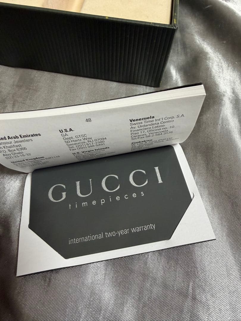 GUCCI シルバー アナログ 腕時計