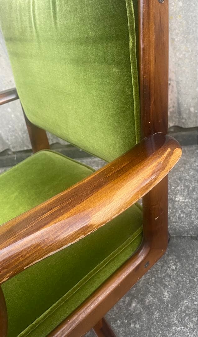 稀少/カリモク/コロニアル/デスクチェア/アームチェア/回転椅子/椅子/③