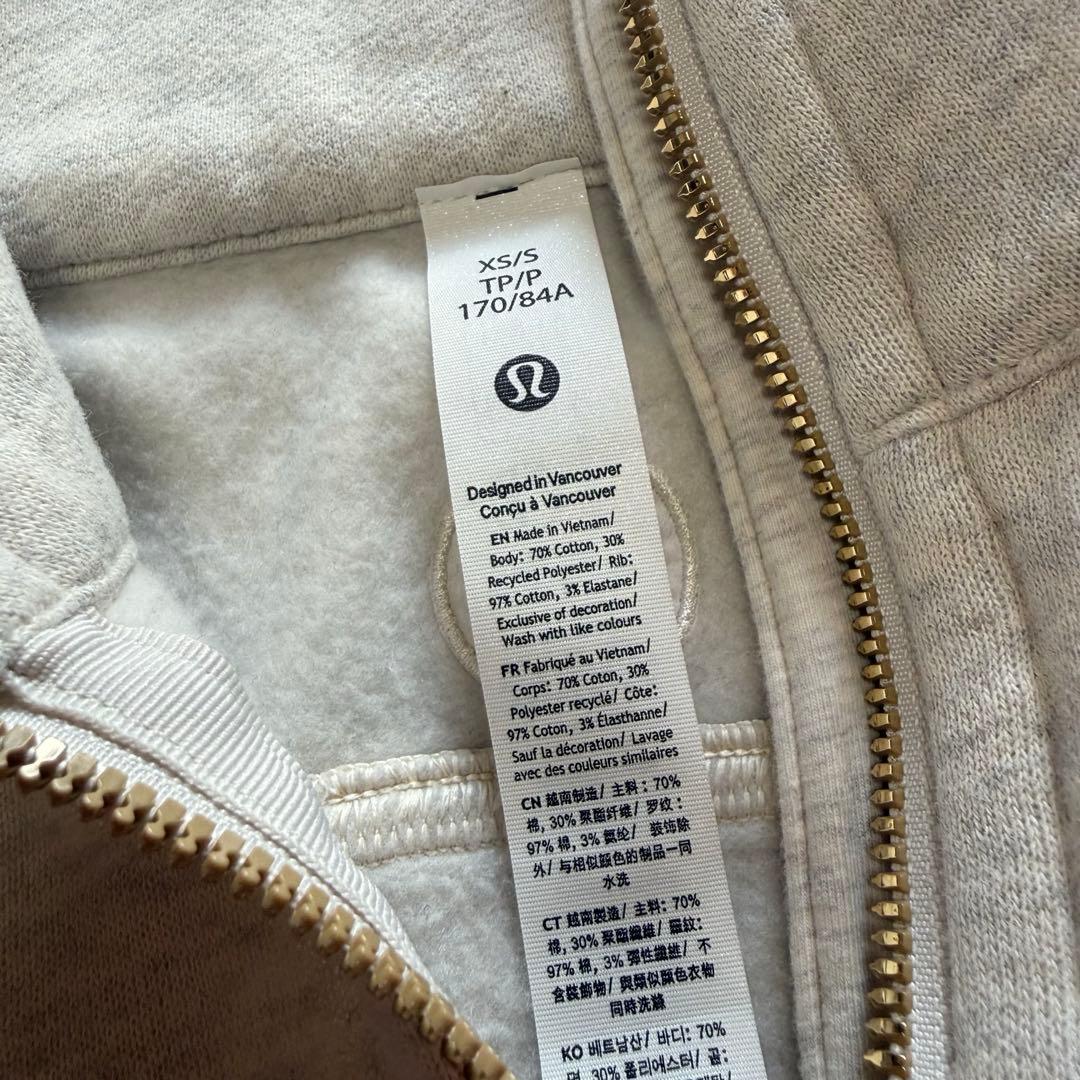 Lululemon Scubaオーバーサイズファネルネックハーフジップ XS/S