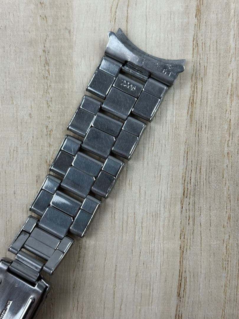 美品ROLEX ロレックス 7205リベットブレス 19mmヴィンテージ　ベルト