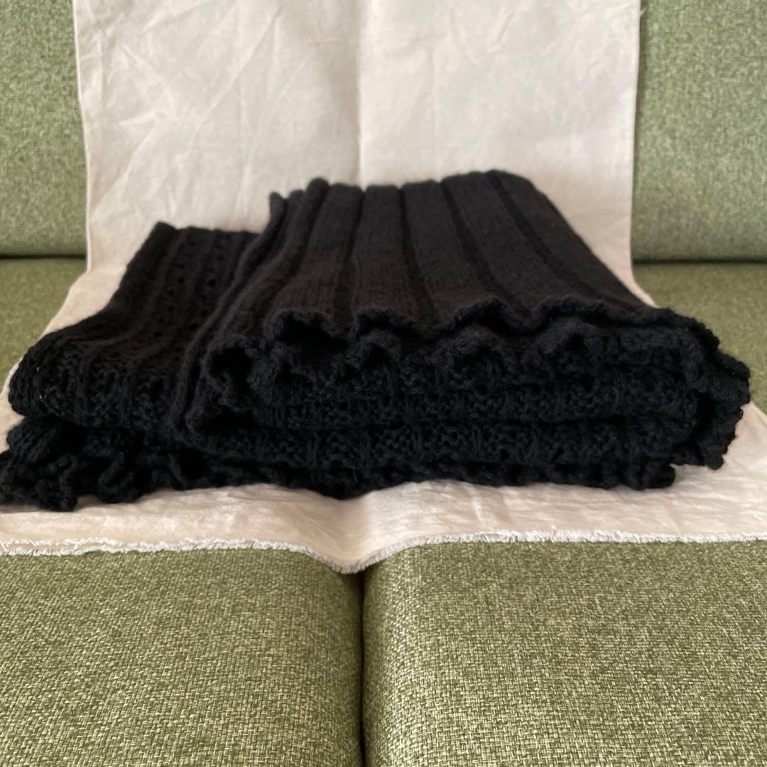 ファリエロサルティ　カシミヤ　ニット　ストール　大判　ヒロココシノ