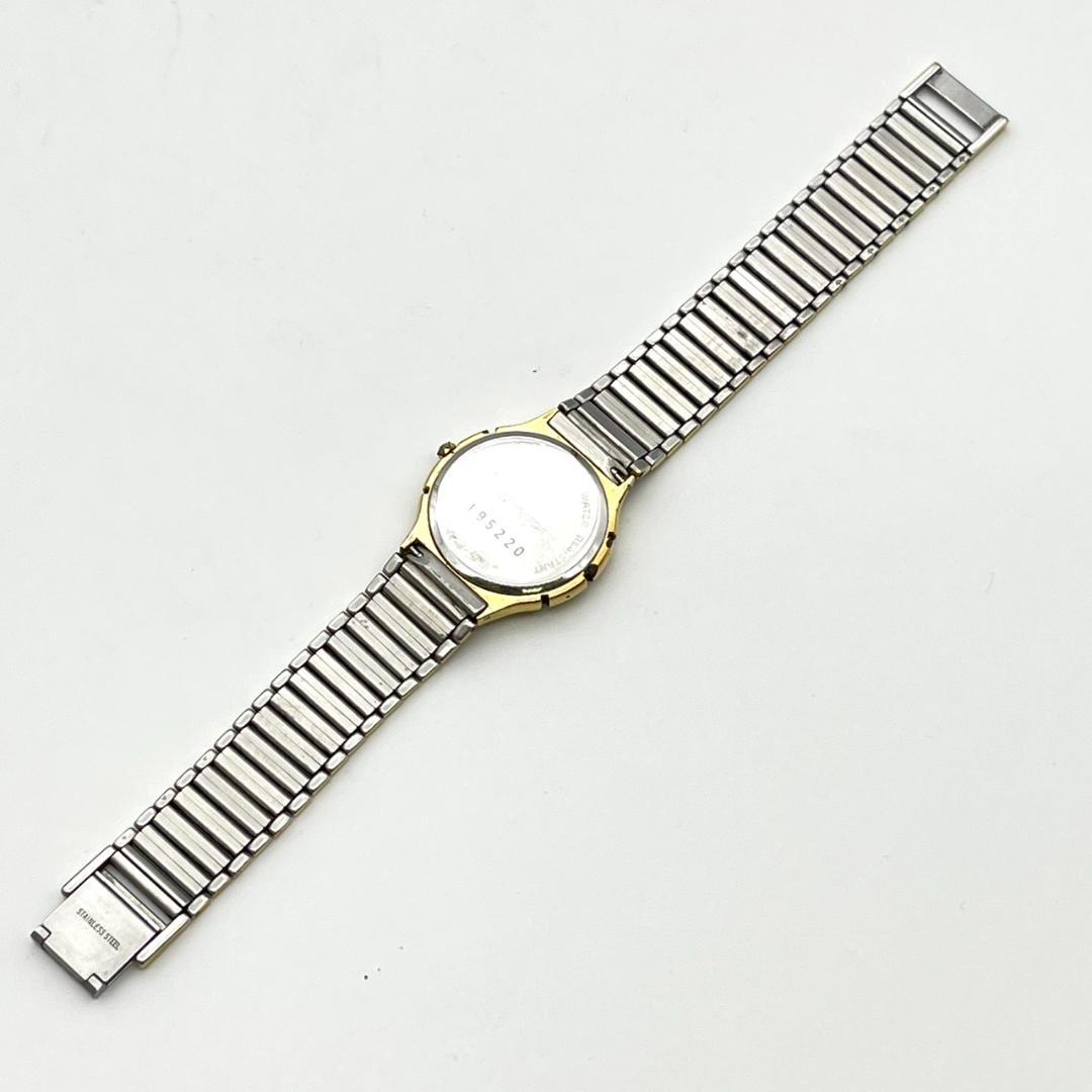 レア イヴサンローラン 腕時計 新品電池交換済み ラウンド 2針 コンビ