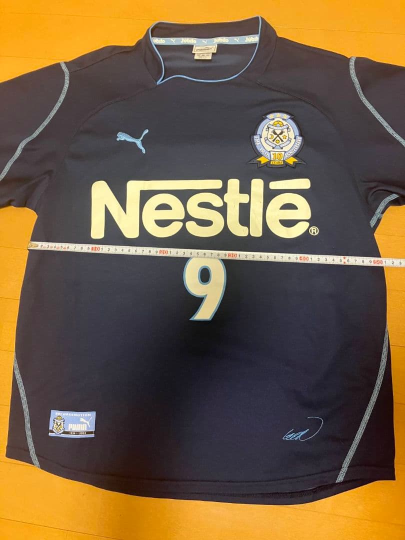 ジュビロ磐田 2003年 10周年 ユニフォーム 中山雅史 背番号９ サイズO