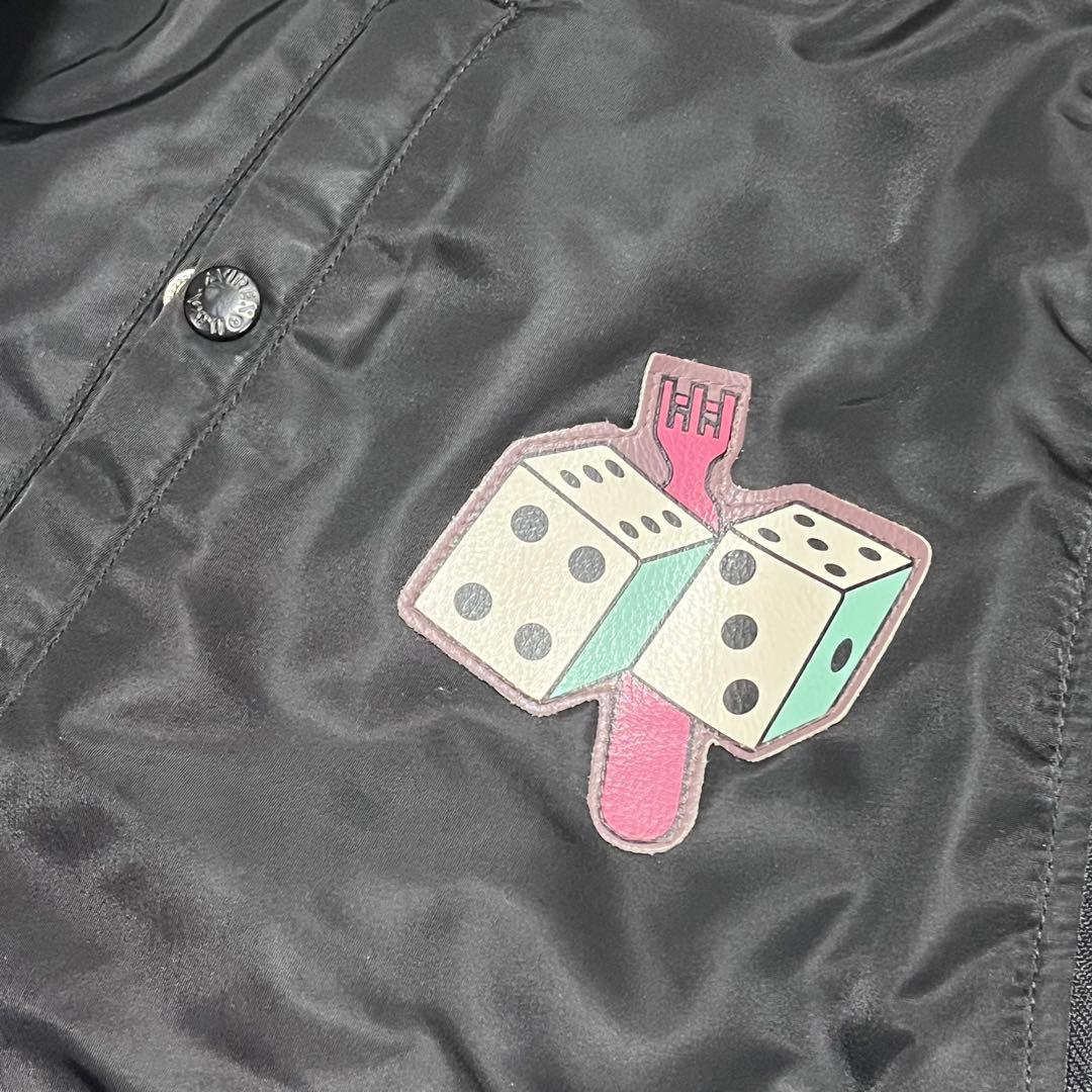 456 AVIREX ワッペン多数 B-29 SAIPAN 黒×橙裏地 XL