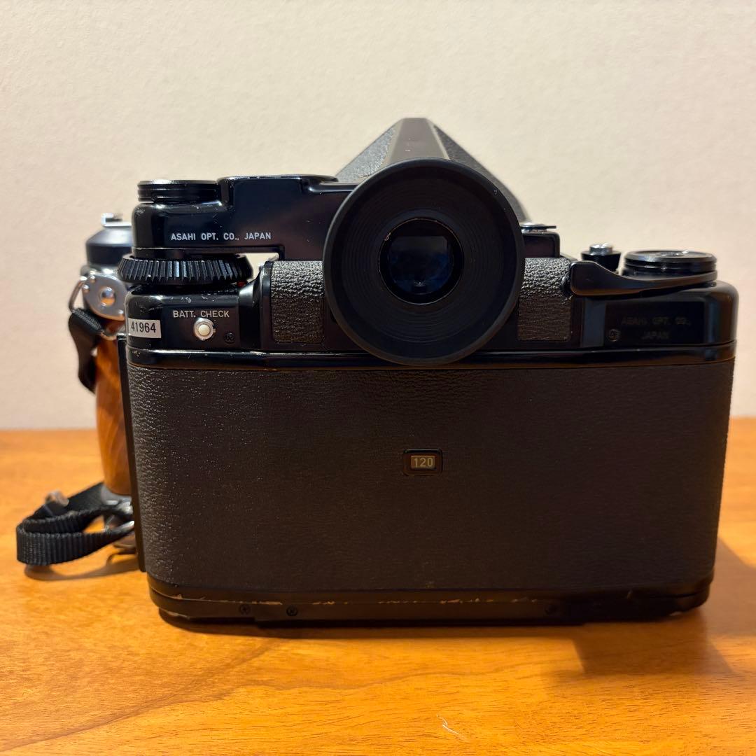 バケペンPENTAX67 TAKUMAR 55mm f3.5 木製グリップ付き