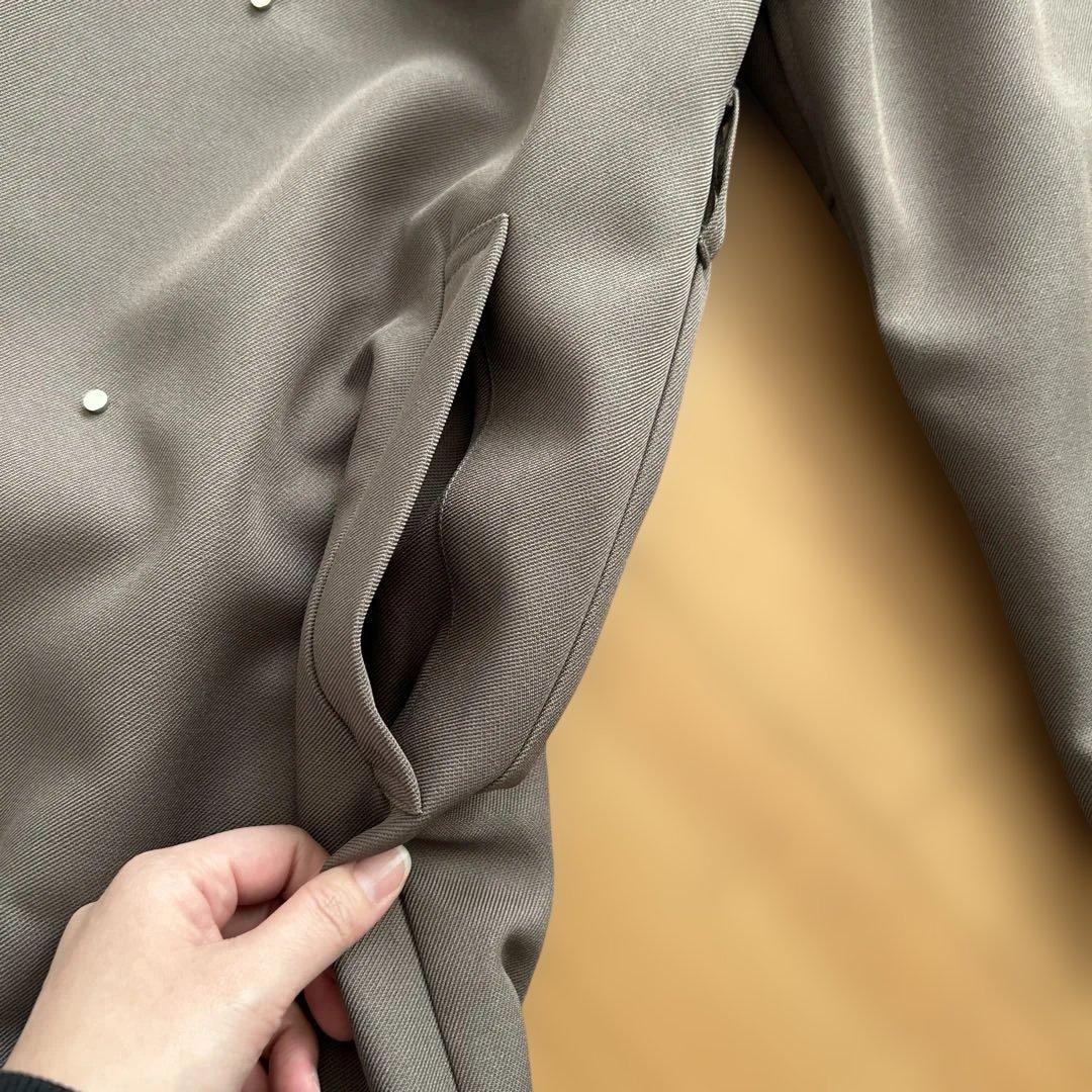 【さと】【新品未使用】LOUNIE ロング トレンチコート アウター