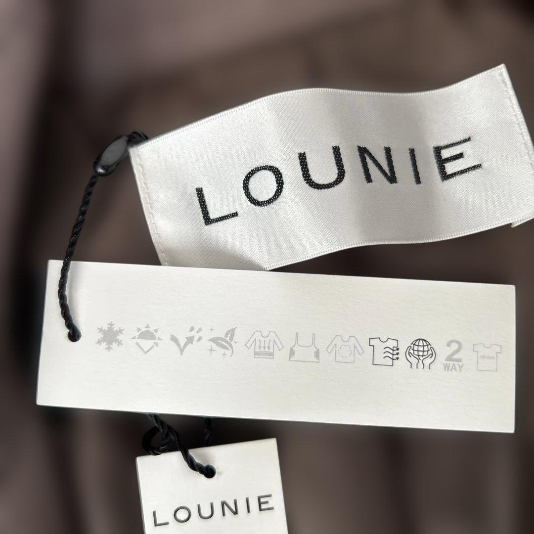 【さと】【新品未使用】LOUNIE ロング トレンチコート アウター