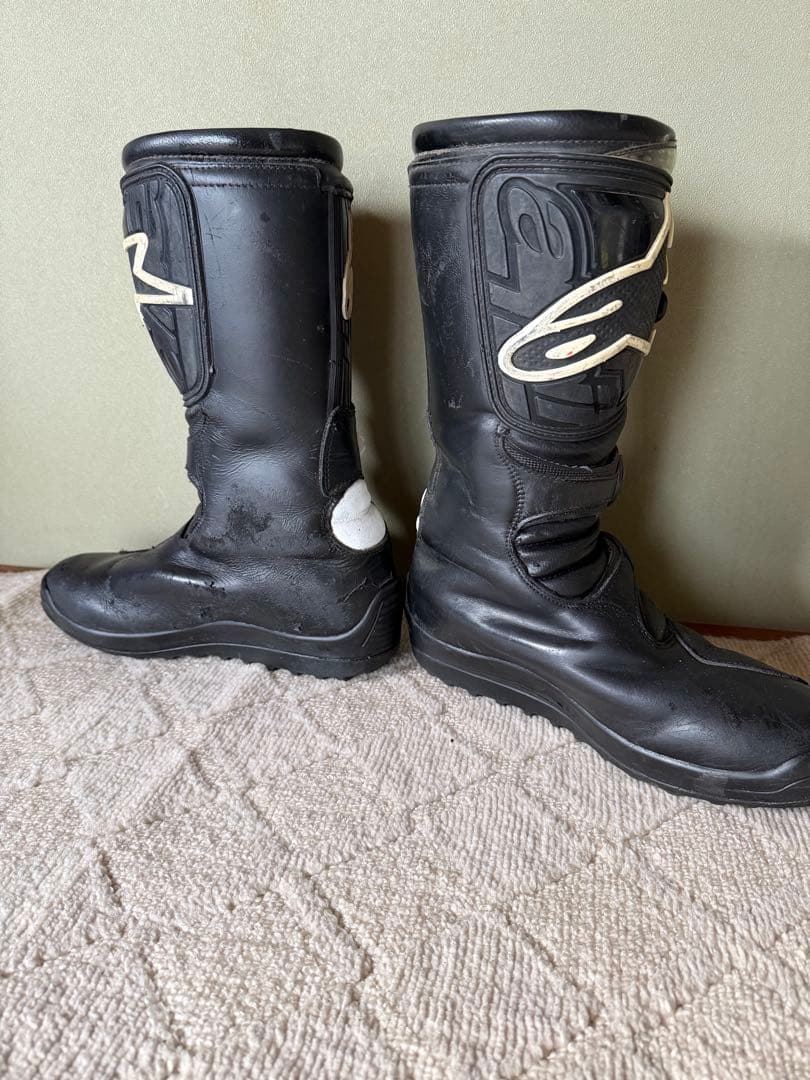 Alpinestars バイクブーツ ブラック/ホワイト トライアルブーツ