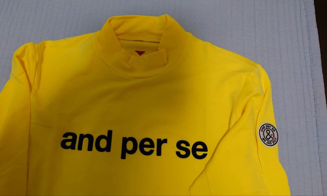 【未使用】アンバシィ　メンズ　ゴルフ　ハイネック　ウエア