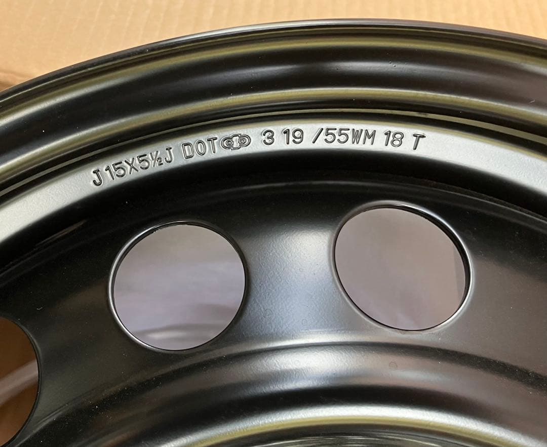 ②170系シエンタ　純正鉄製ホイールのみ　2本