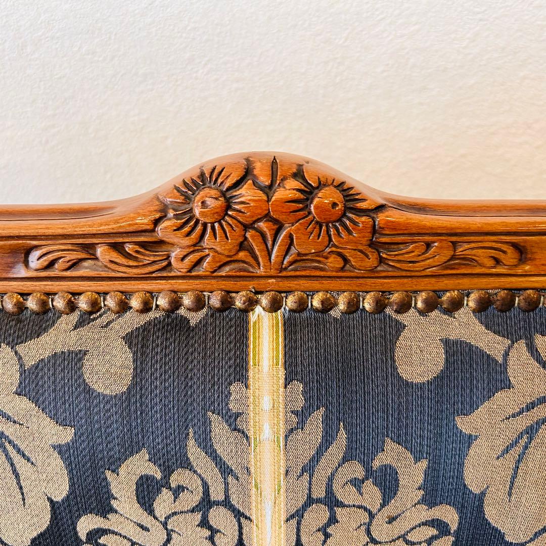 アンティーク家具 イタリア 2人掛けベンチ ラブソファ クラシック ヴィンテージ