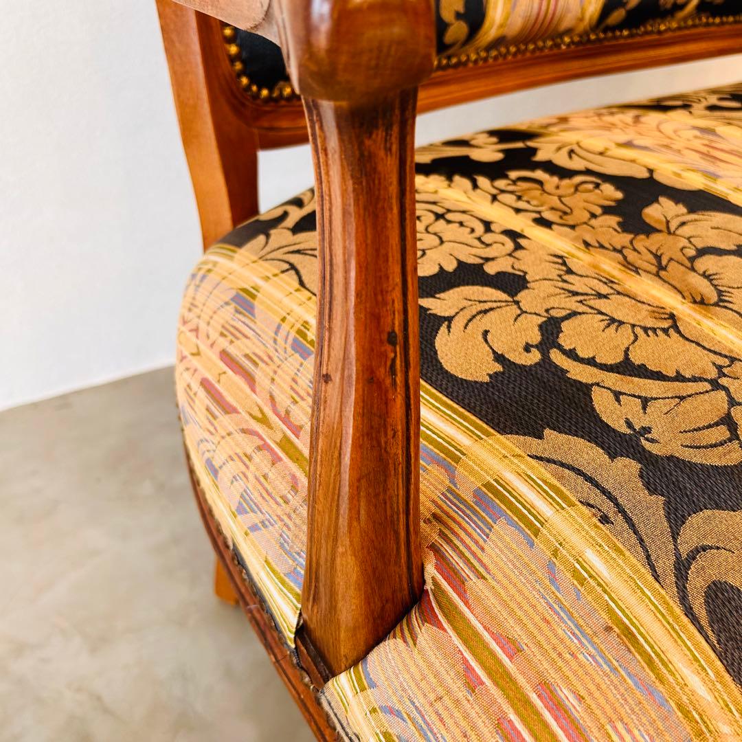 アンティーク家具 イタリア 2人掛けベンチ ラブソファ クラシック ヴィンテージ