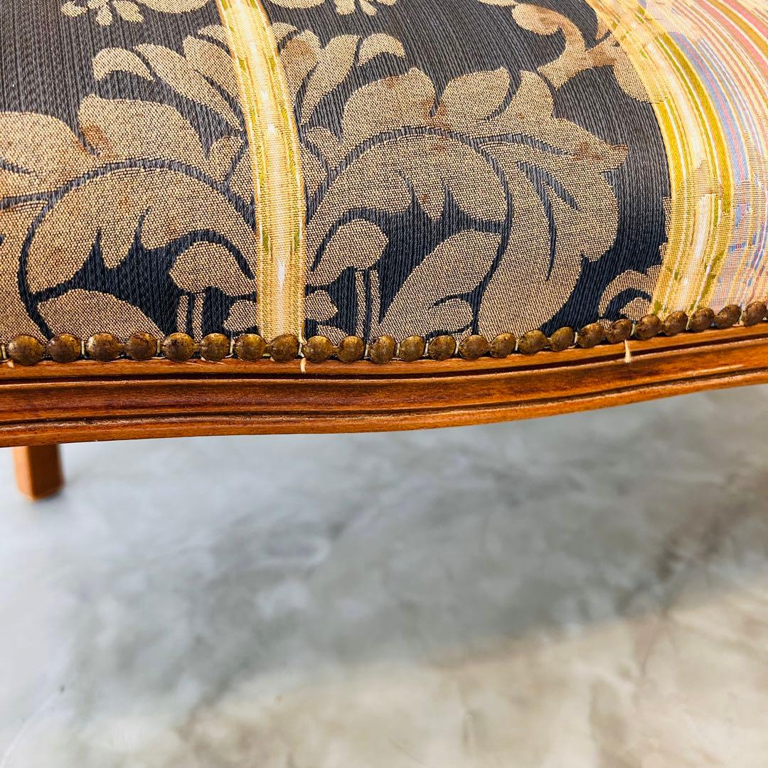 アンティーク家具 イタリア 2人掛けベンチ ラブソファ クラシック ヴィンテージ