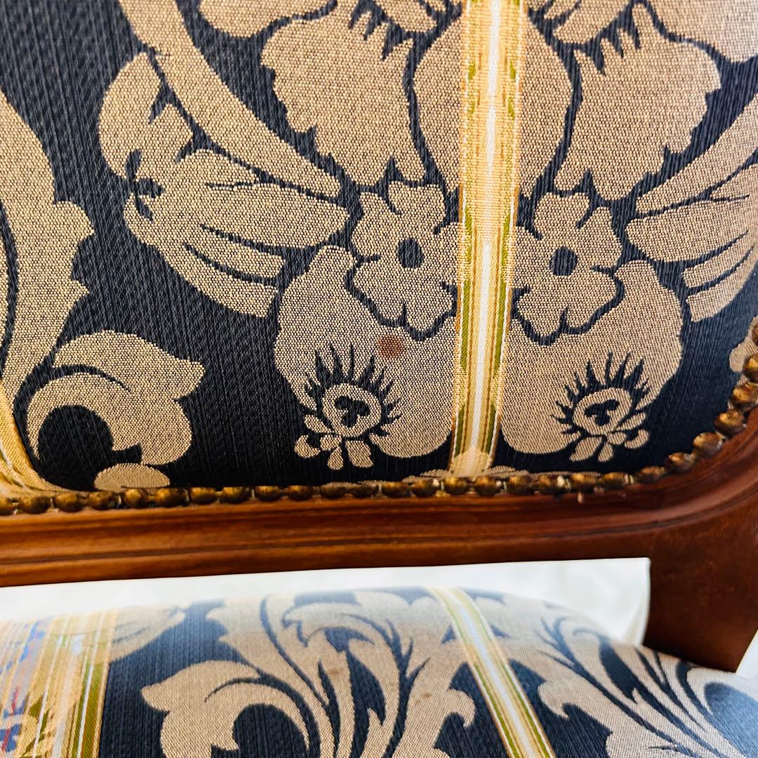 アンティーク家具 イタリア 2人掛けベンチ ラブソファ クラシック ヴィンテージ