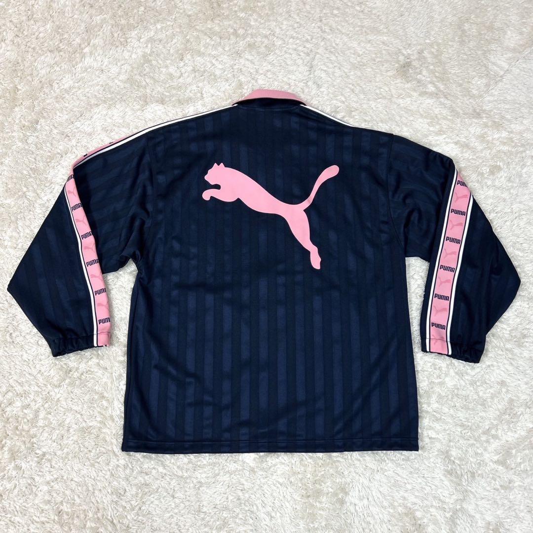 PUMA ジャージ 上下セット ピンク ネイビー Mサイズ