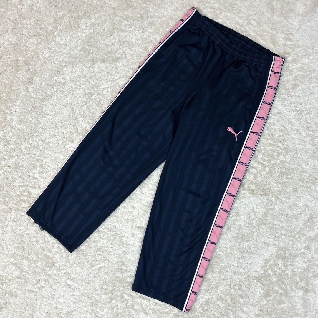 PUMA ジャージ 上下セット ピンク ネイビー Mサイズ