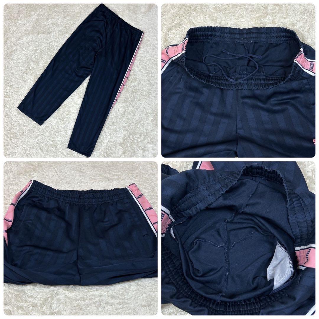 PUMA ジャージ 上下セット ピンク ネイビー Mサイズ