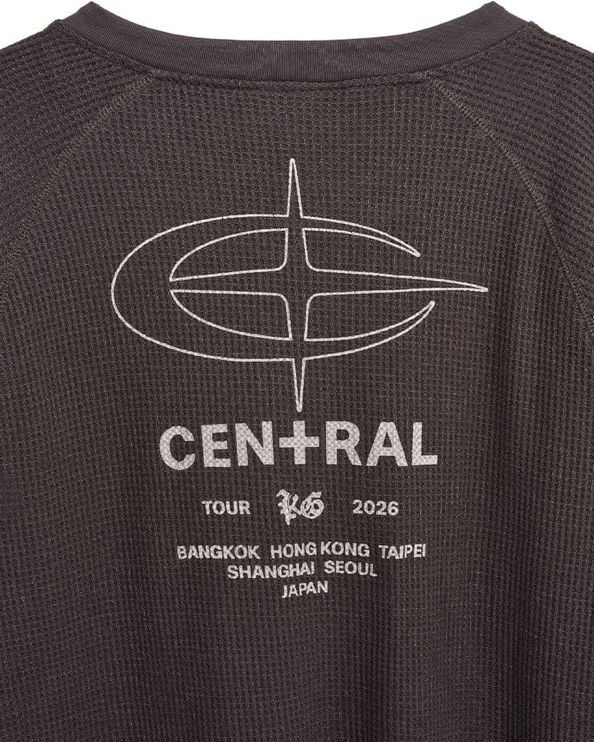 King Gnu CEN+RAL WUFFLE L/S TEE [チャコール]