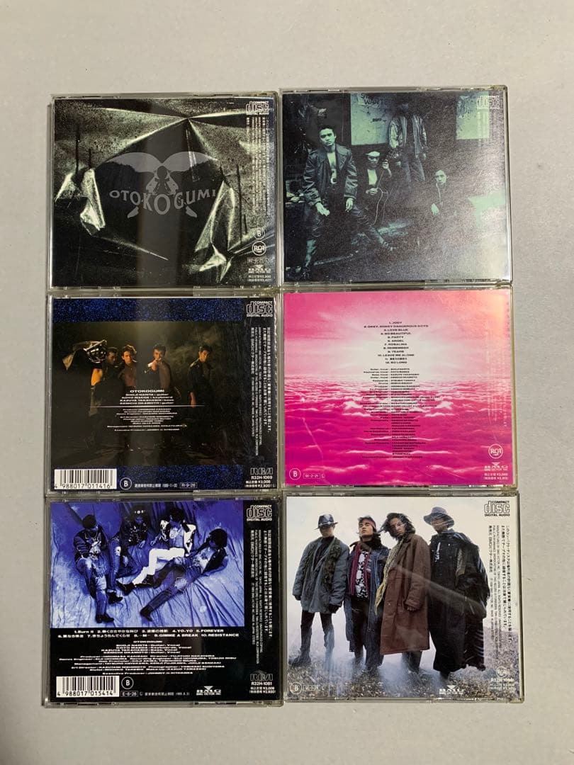 【中古品】男闘呼組　CDアルバム　6枚セット　まとめ売り廃盤CD