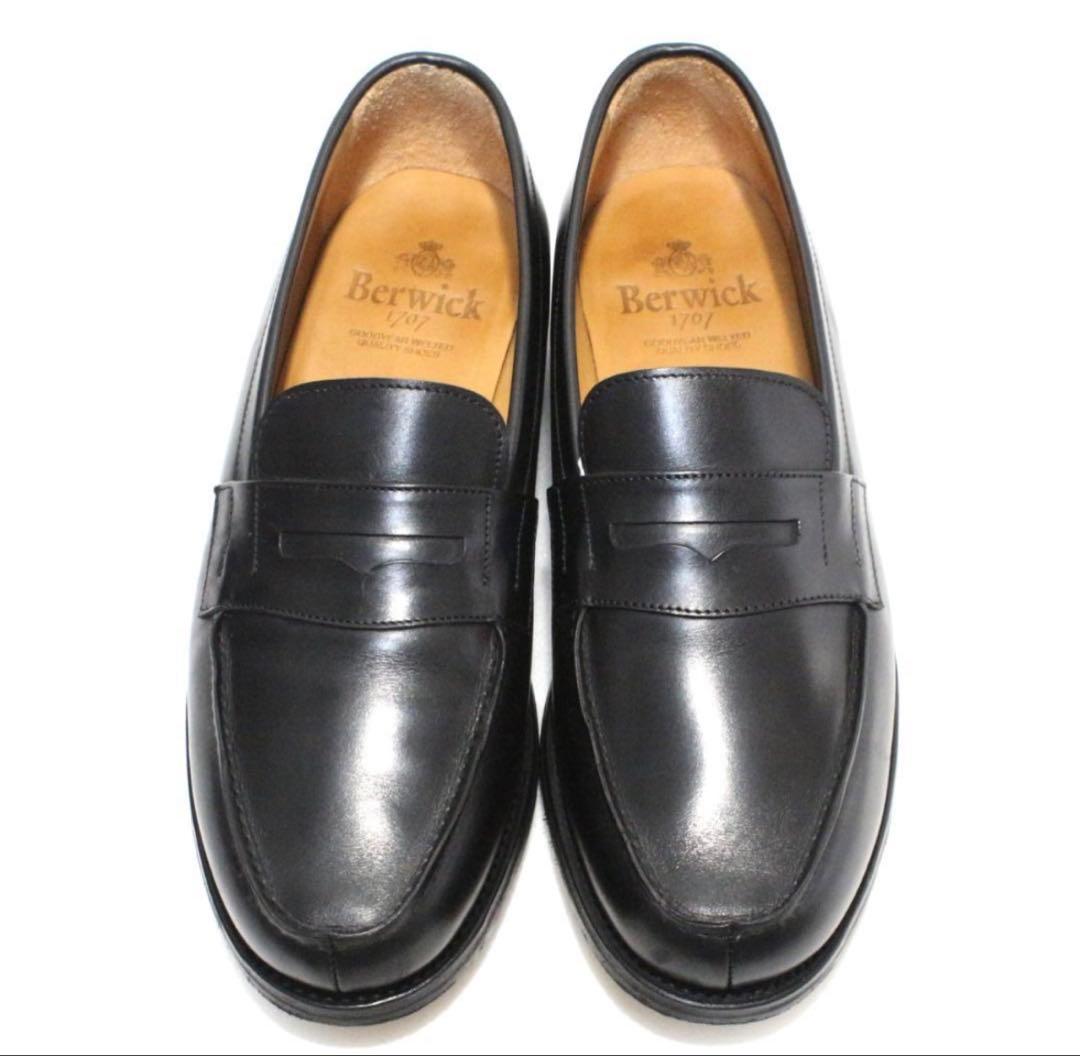 Berwick 4456 ローファー UK8.5 27.5cm 黒