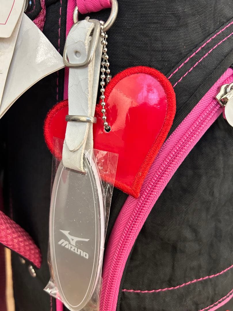 ミズノ　ハート柄 ゴルフバッグ・キャディバッグ