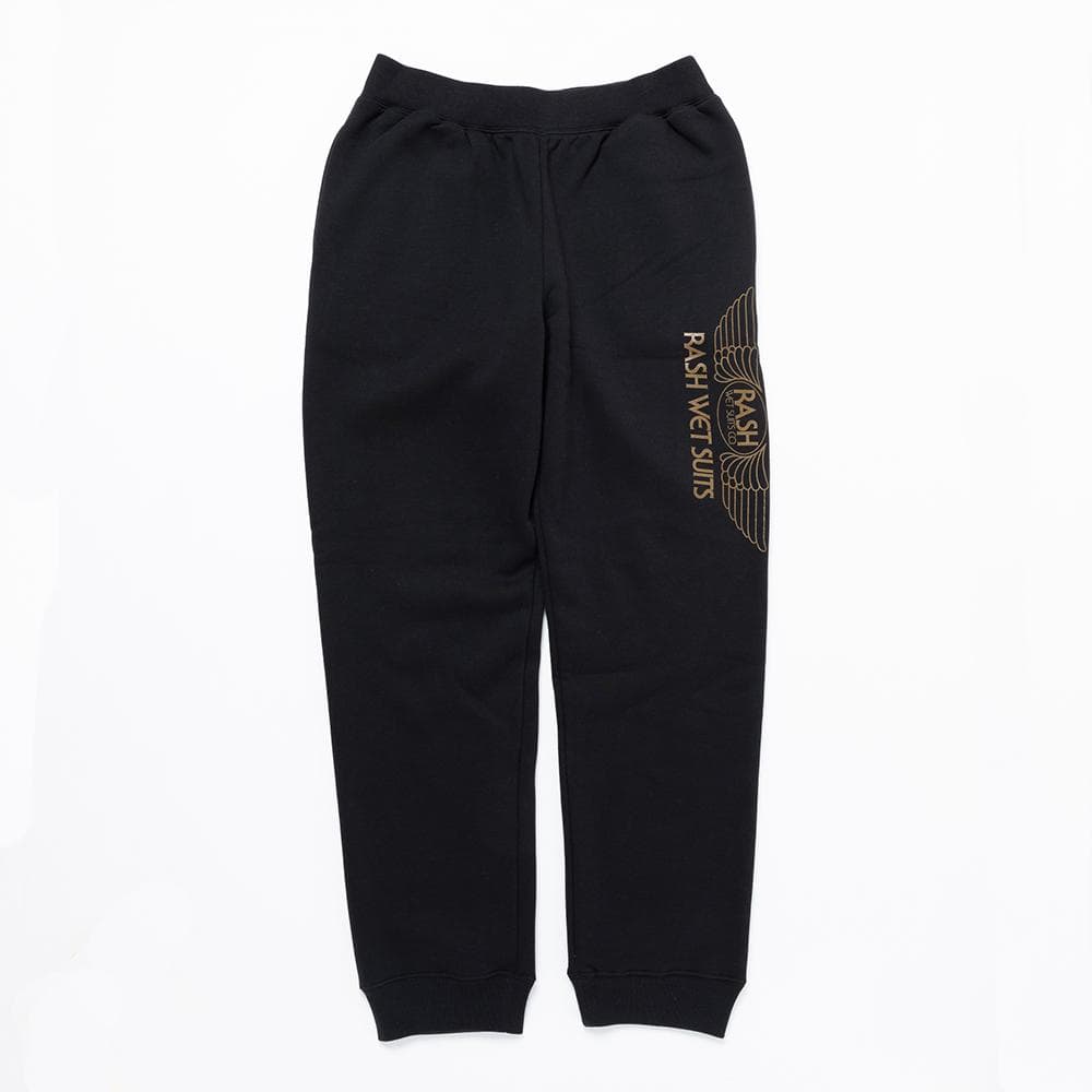 RASH WETSUITS 2024 羽プリントスウェットパンツ ブラック XL