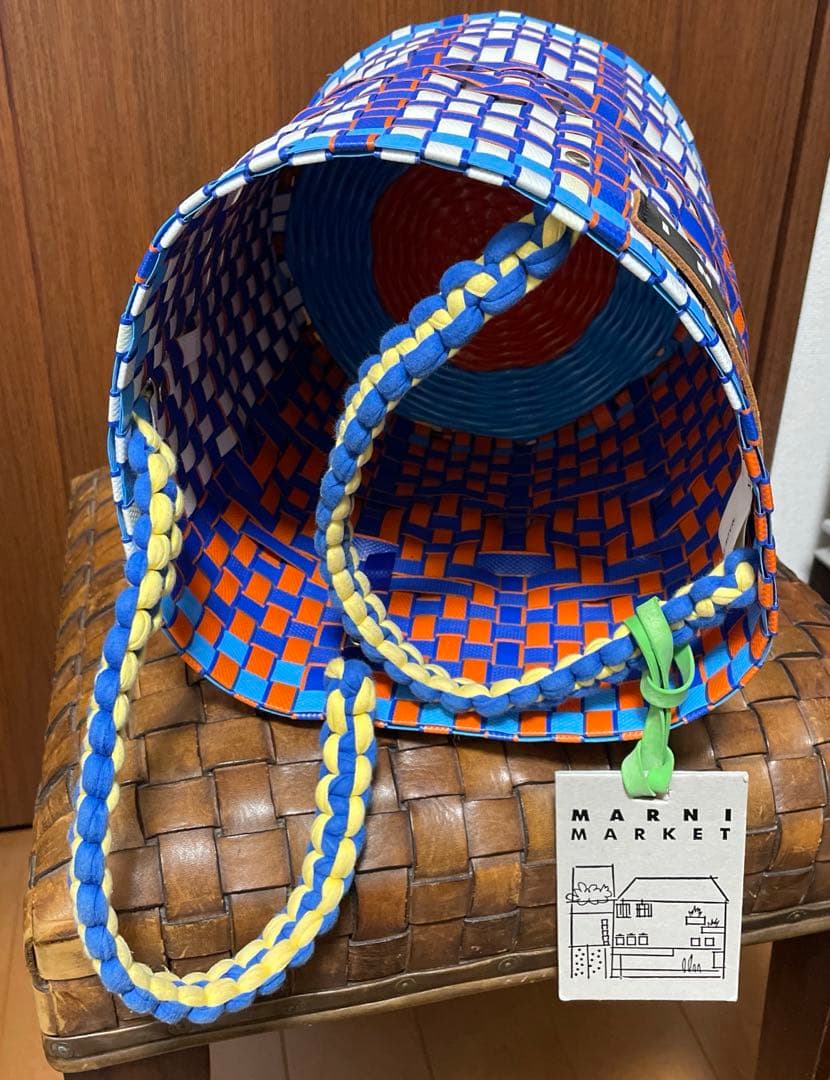 マルニ ジャージーハンドルバケット カゴバッグ MARNI