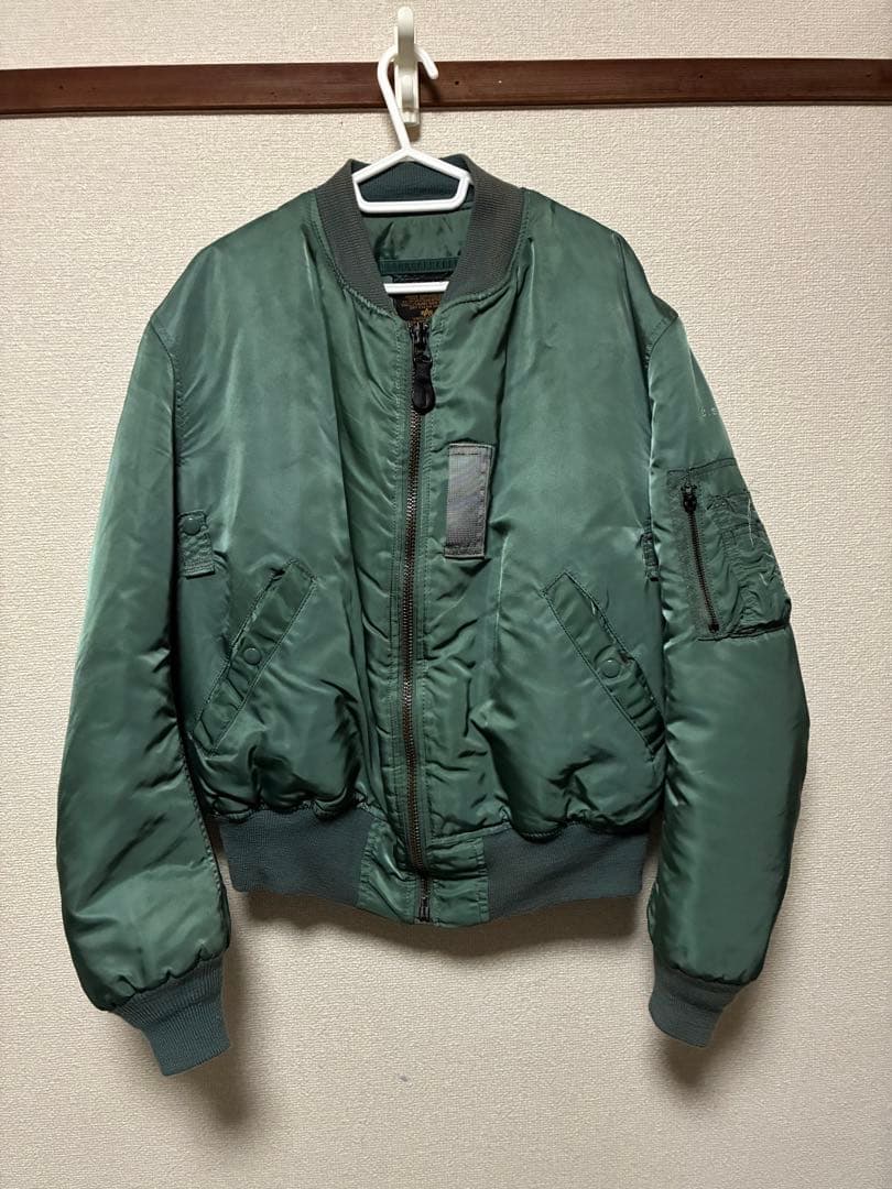 【希少】90s アルファ MA-1 初期型（1st）復刻モデル USA製