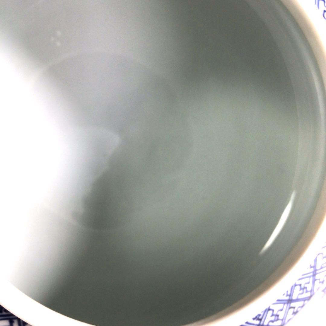 Ｐ８３０　水指　『平安　手塚景雲造』『染付蜜柑水指』　共箱　茶道具