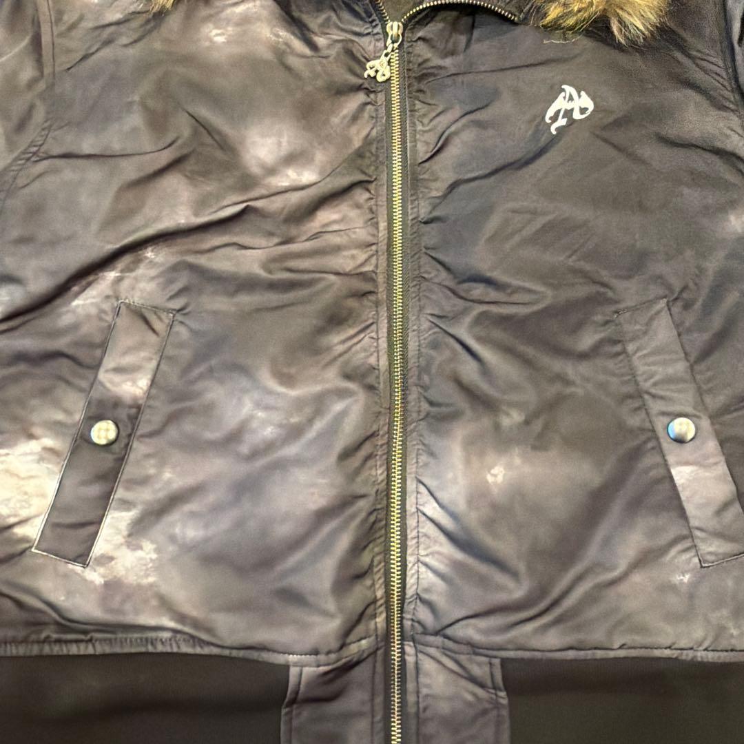 ANTIMID FLIGHT JACKET Sサイズ　ファー付きダウン