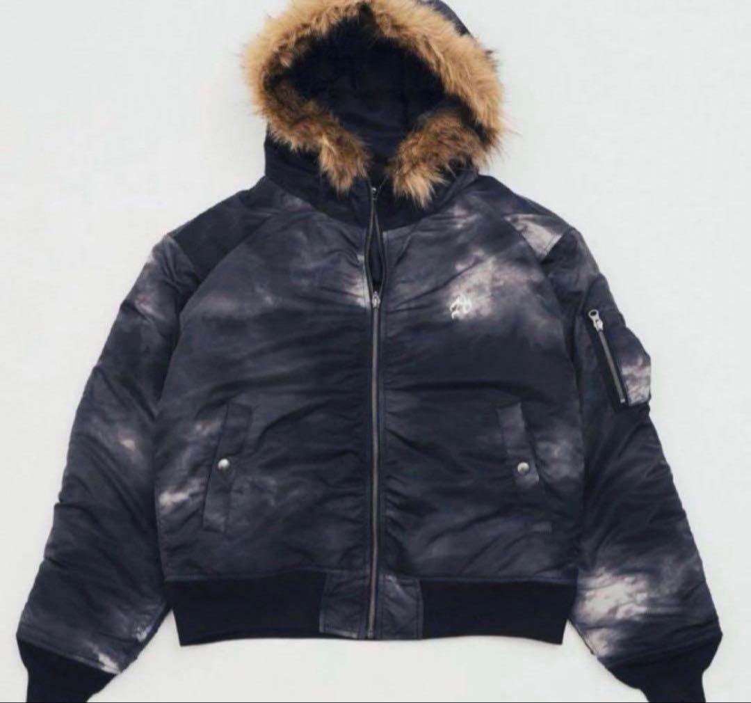 ANTIMID FLIGHT JACKET Sサイズ　ファー付きダウン